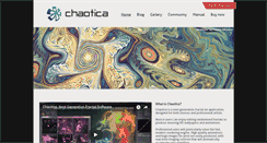 Desktop Screenshot of chaoticafractals.com